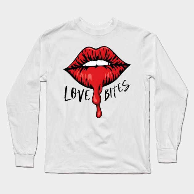 Love Bites Long Sleeve T-Shirt by Noshiyn